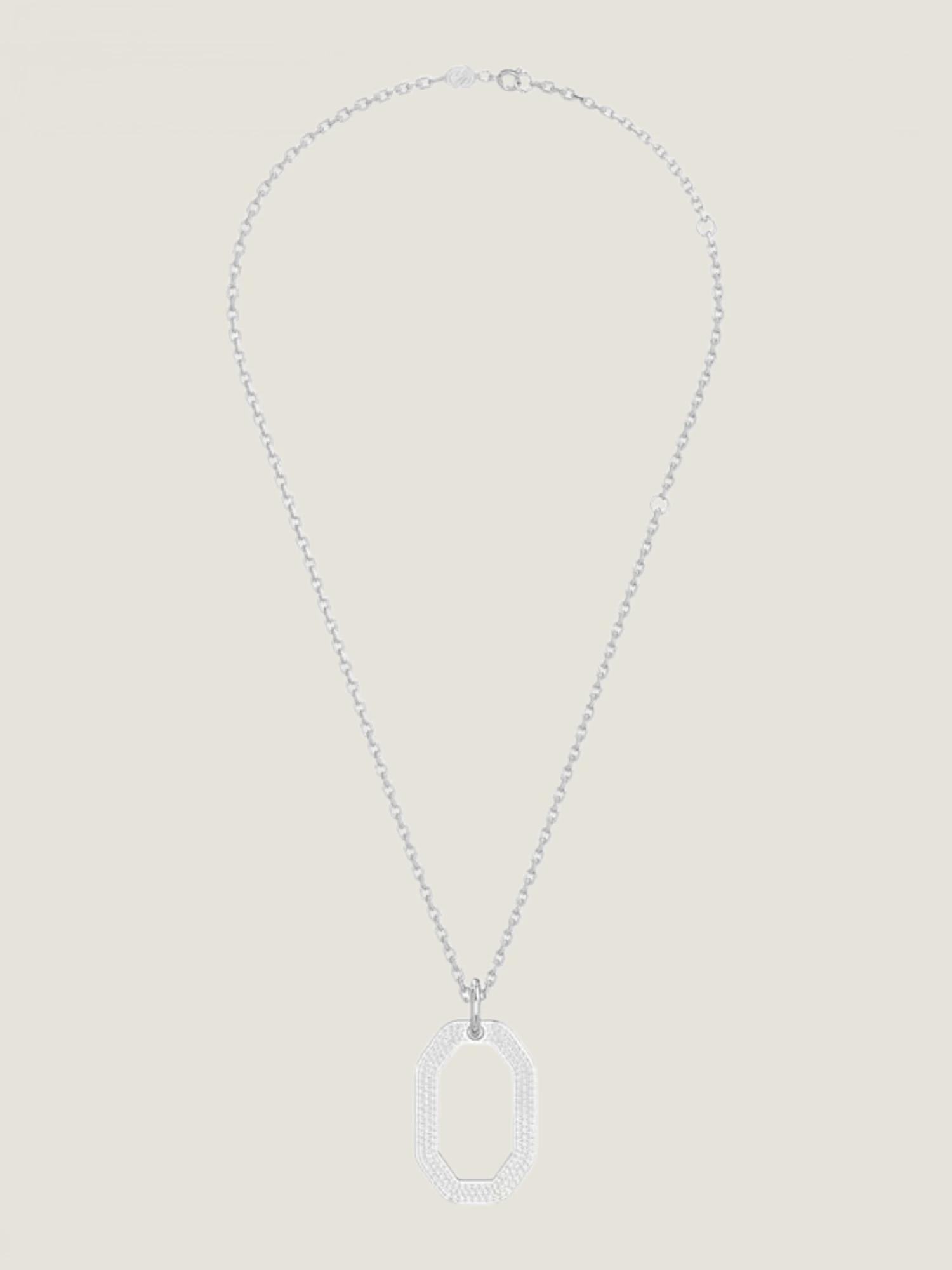 Dextera pendant octagon shape - Medium Sized Necklace